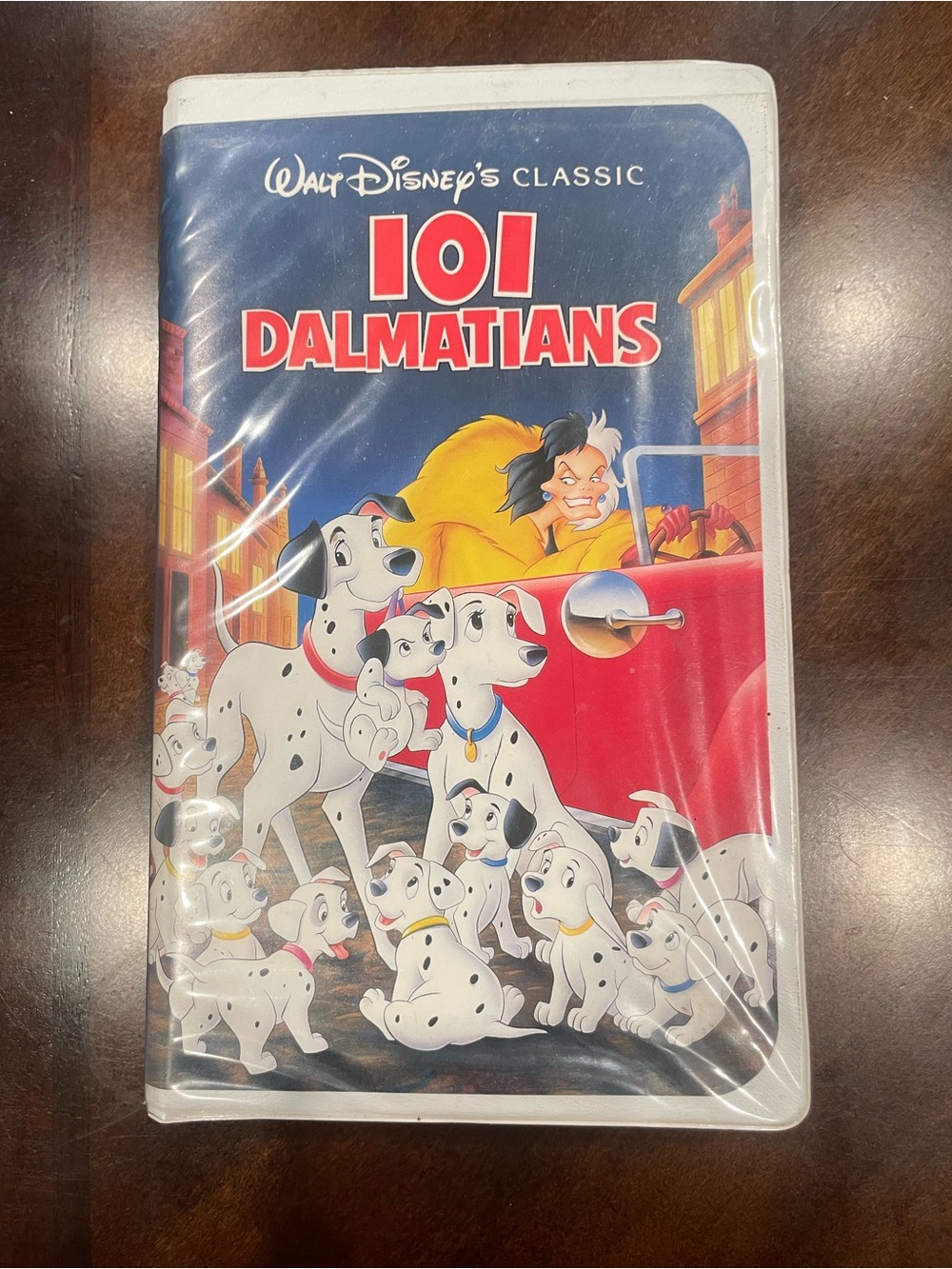 Walt Disney 101 Dalmatians Classic VHS - Blue/Red Cover